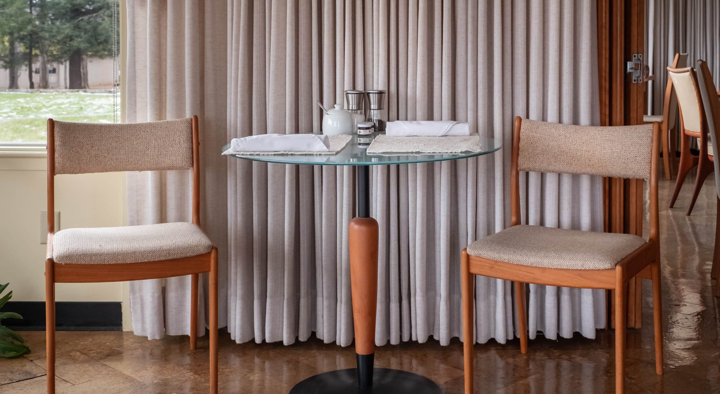 Seating area for dining at Guest House at our Williamstown, MA bed and breakfast