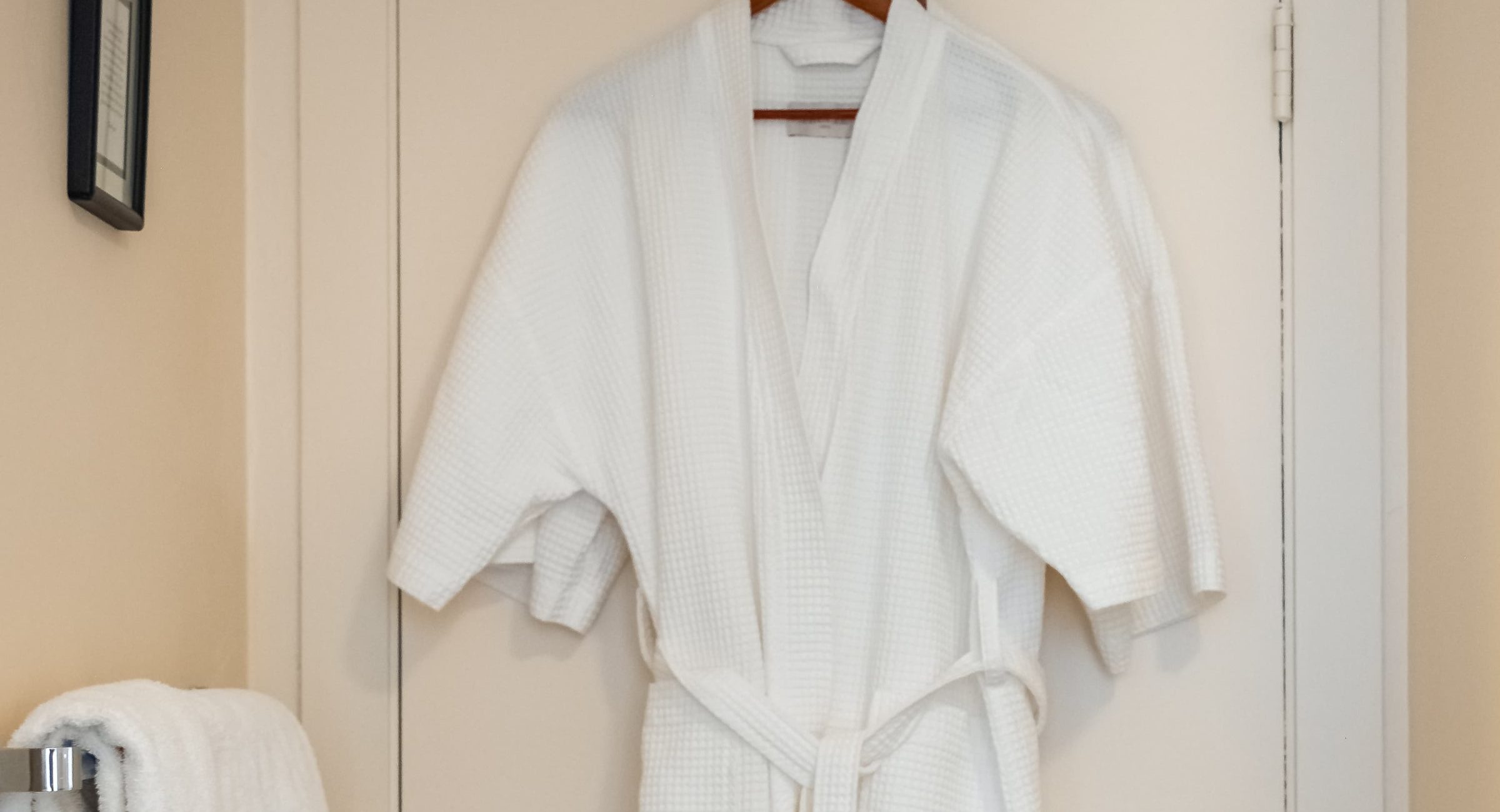 Robes in East Room bathroom