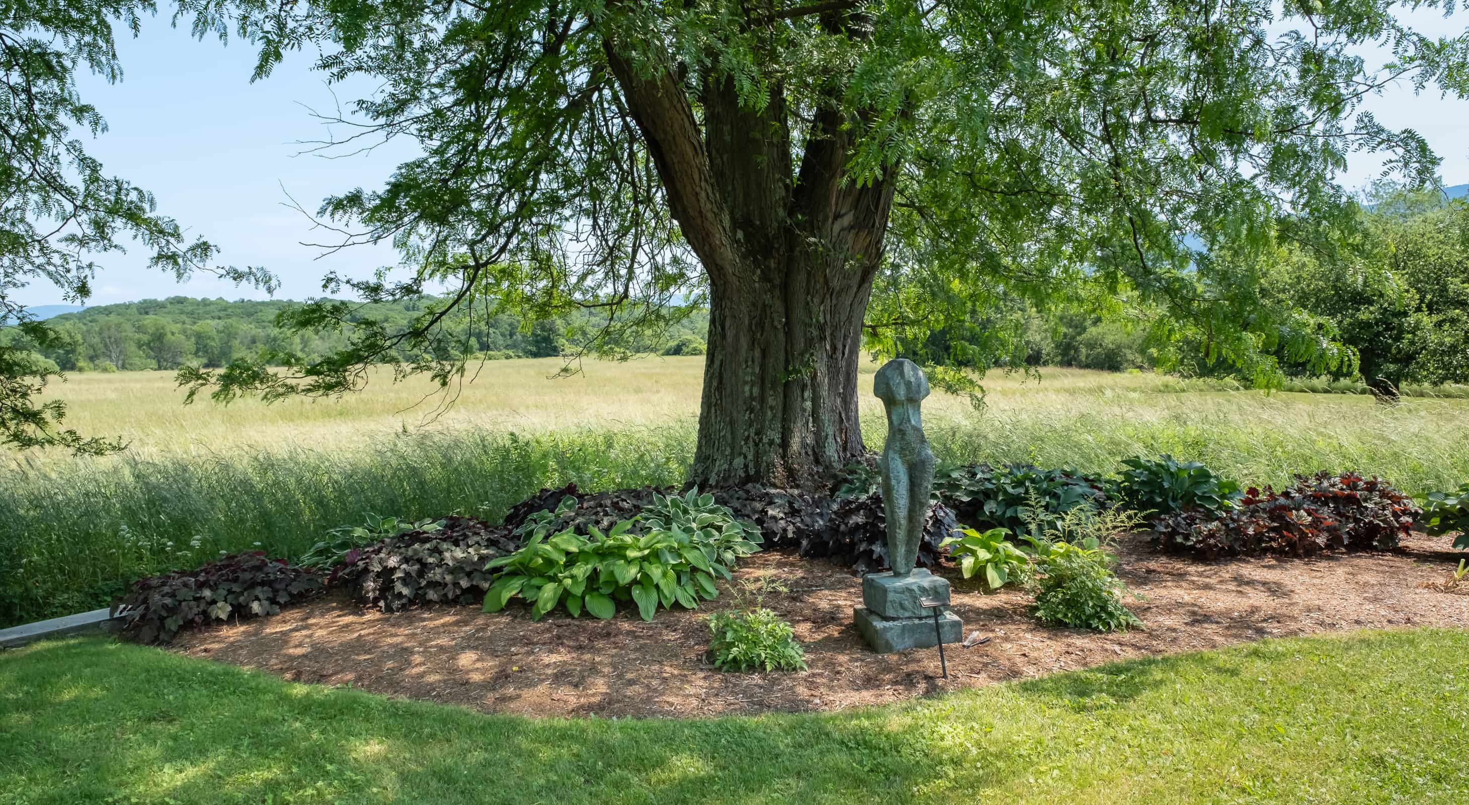 Sculpture in the garden