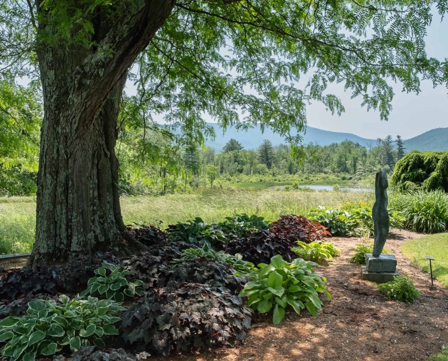 Sculpture in the garden