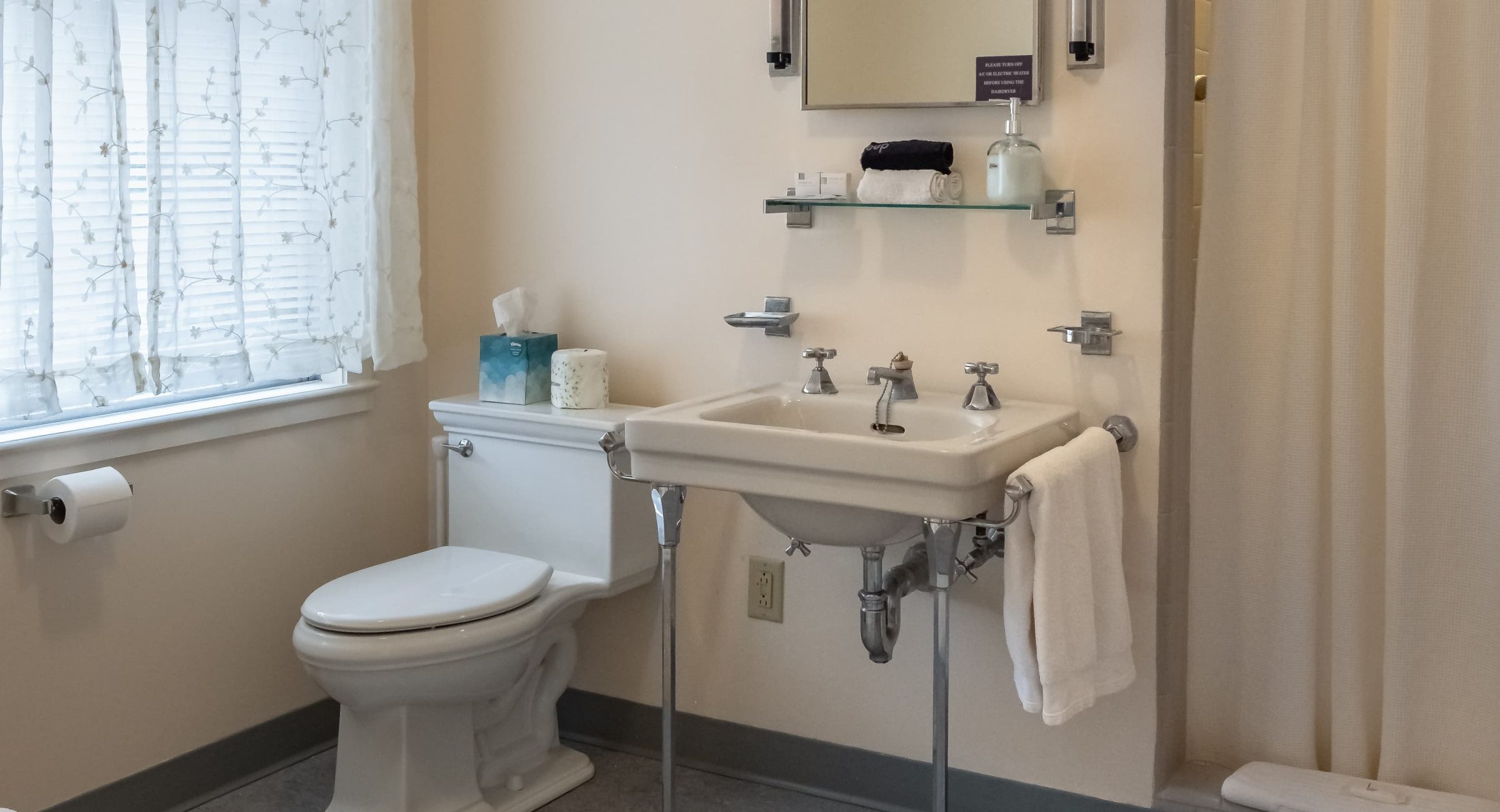 Bathroom in East Room