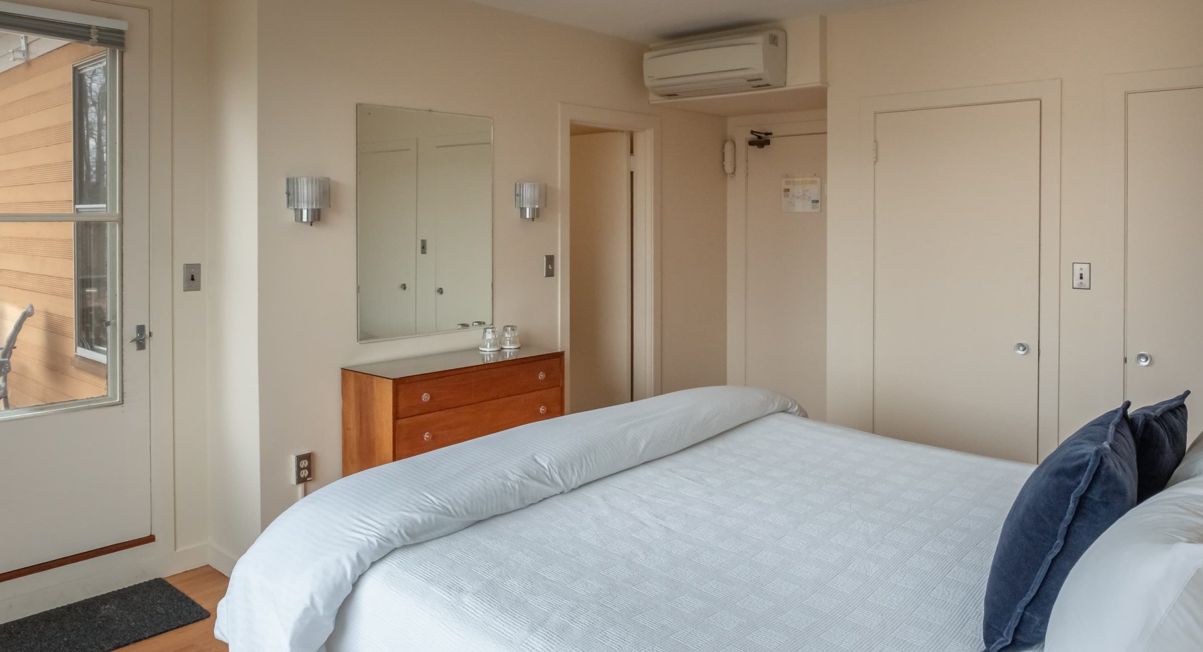 East Room with private balcony access