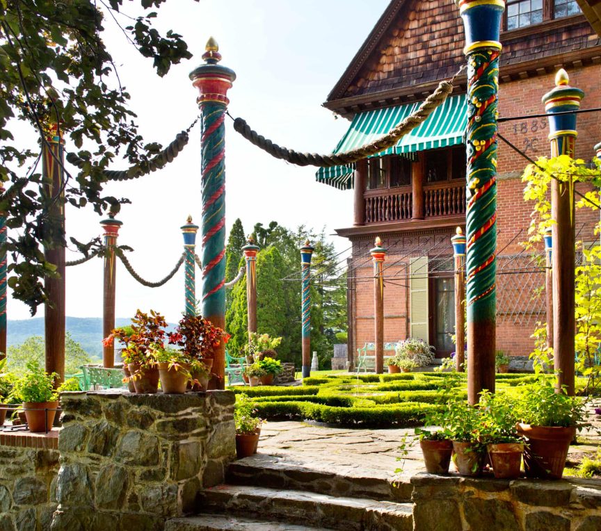 Naumkeag house and gardens in the Berkshires