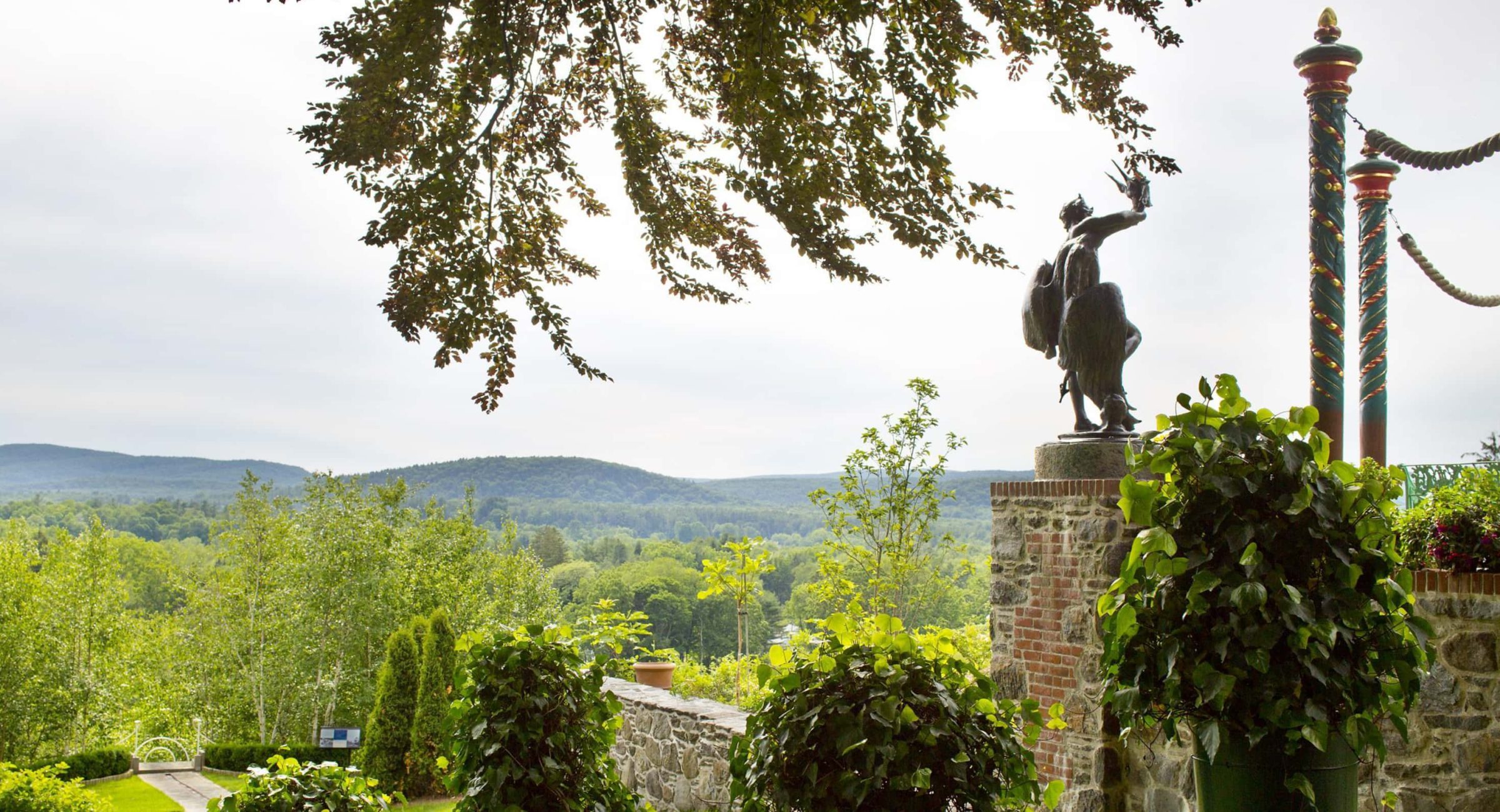 Naumkeag gardens in the Berkshires