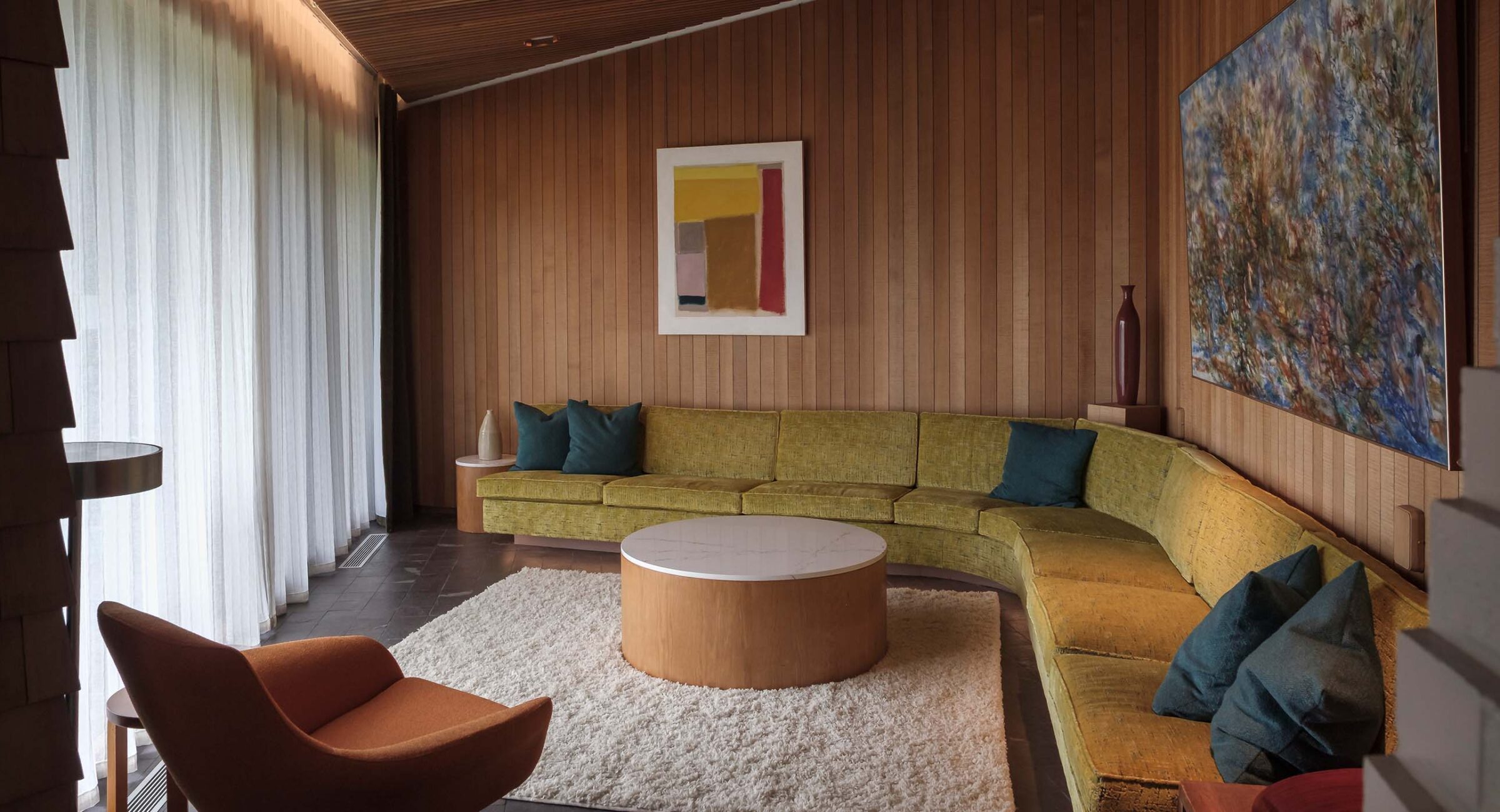 The Folly House living room