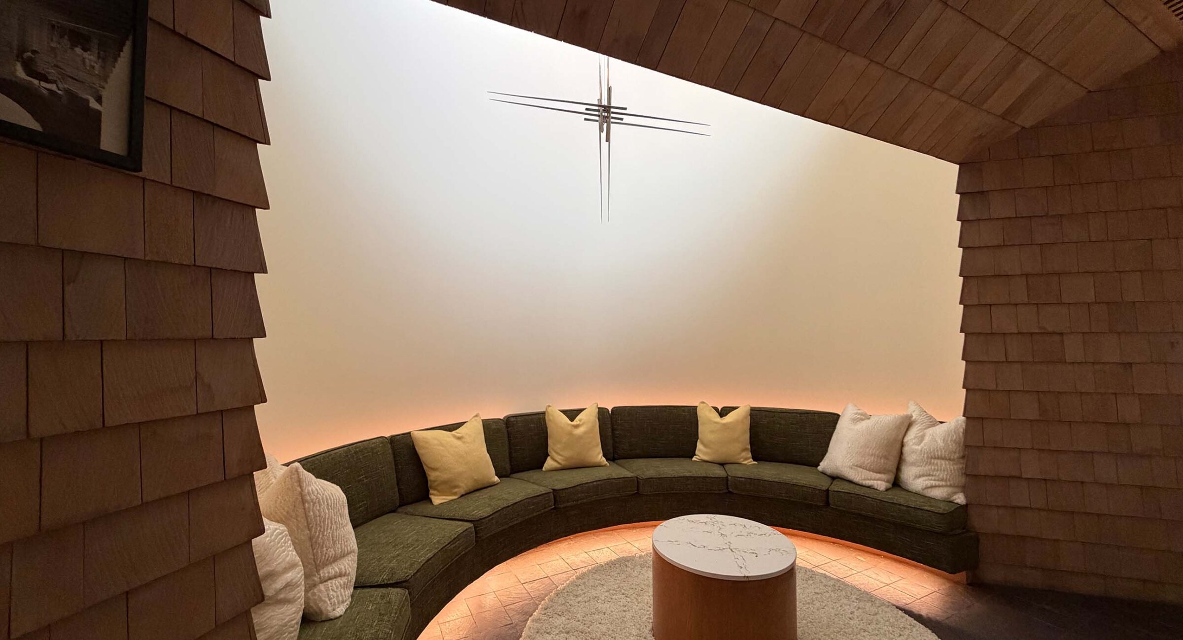 The Folly House living room